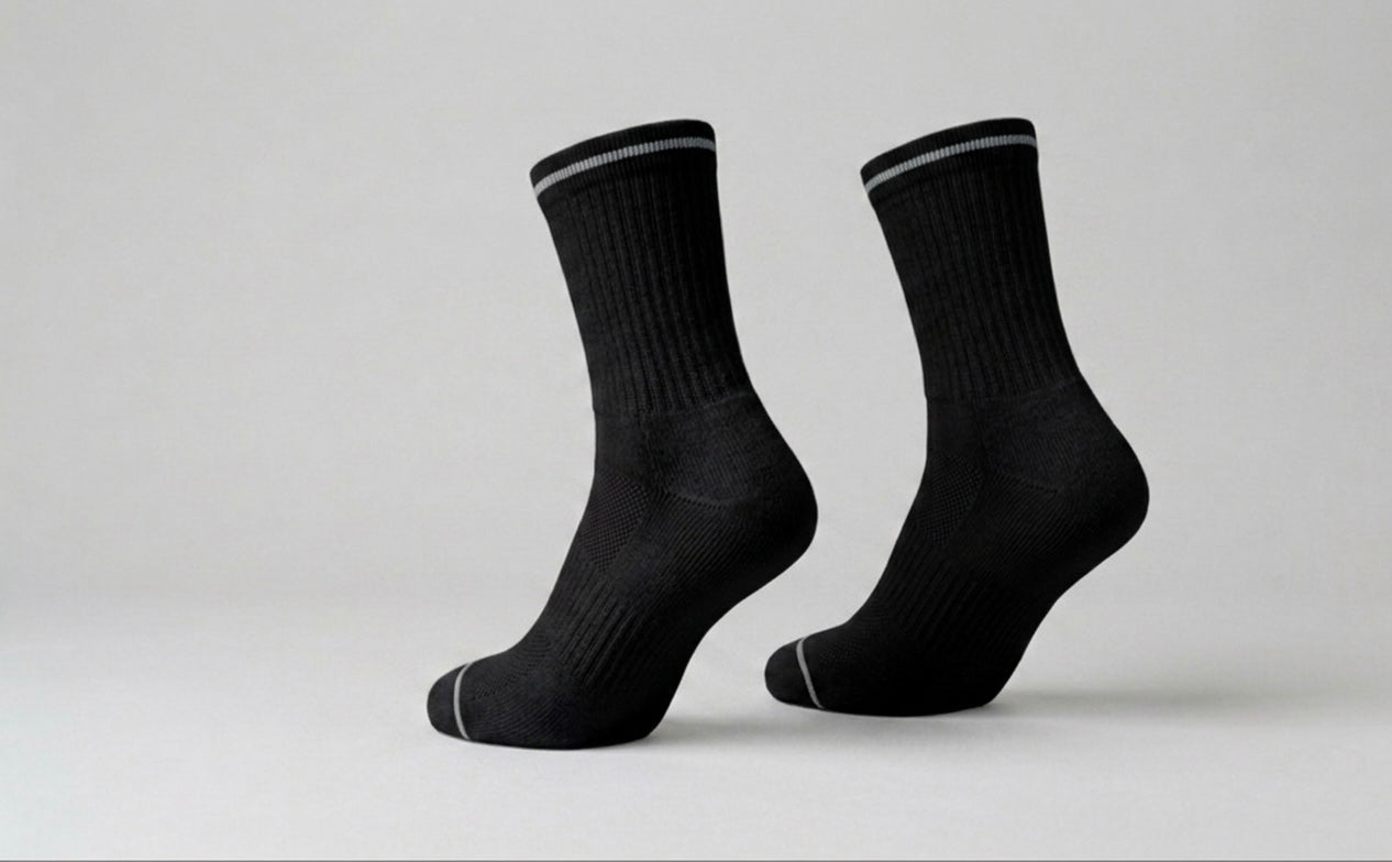 Hybrid Socken | Schwarz
