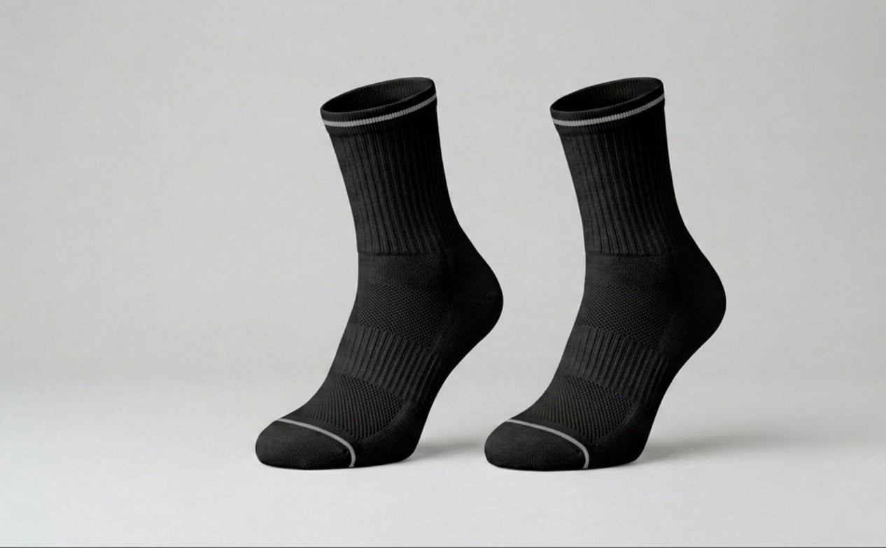 Hybrid Socken | Schwarz